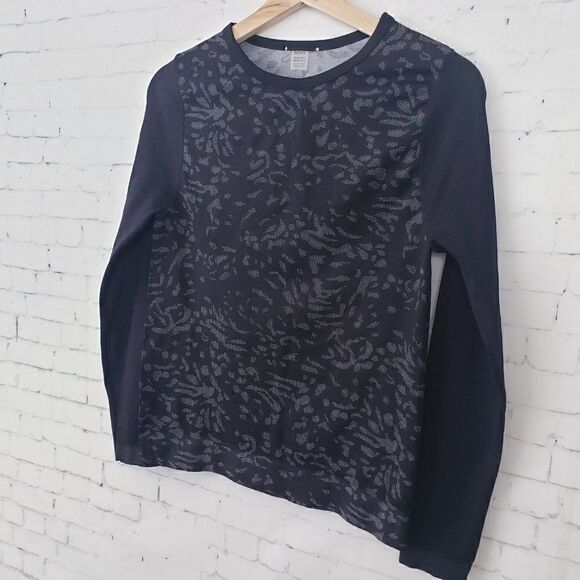 Roxy Long Sleeve Top Size Juniors M / L Activewear Seamless Running Surfing - Picture 2 of 4